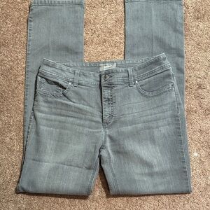 EUC Chico's Gray So Slimming Jeans